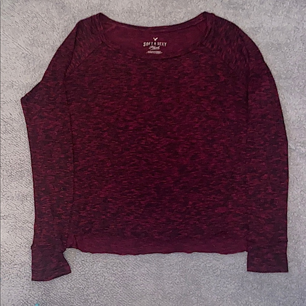 Soft & Sexy Maroon Sweater
